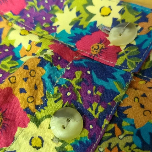 Liz Claiborne Floral A-Line Skirt with Red Belt - Picture 8 of 11